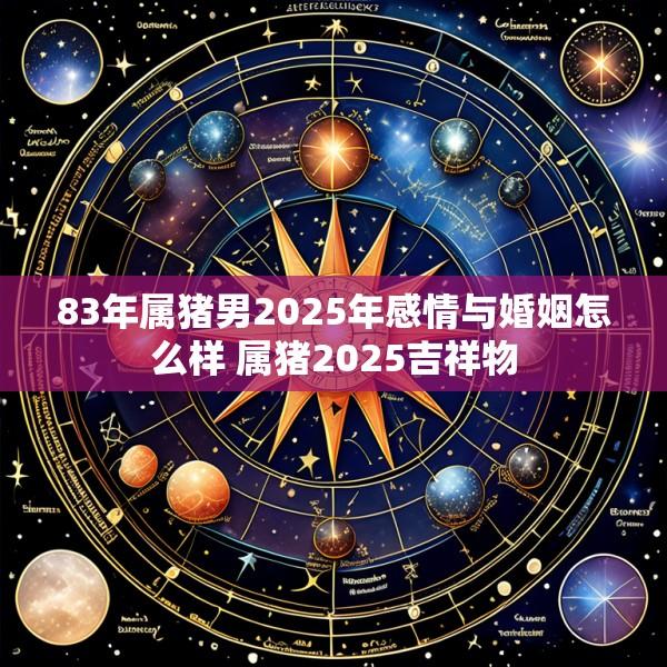 83年属猪男2025年感情与婚姻怎么样 属猪2025吉祥物