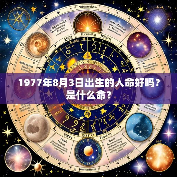 1977年8月3日出生的人命好吗？是什么命？
