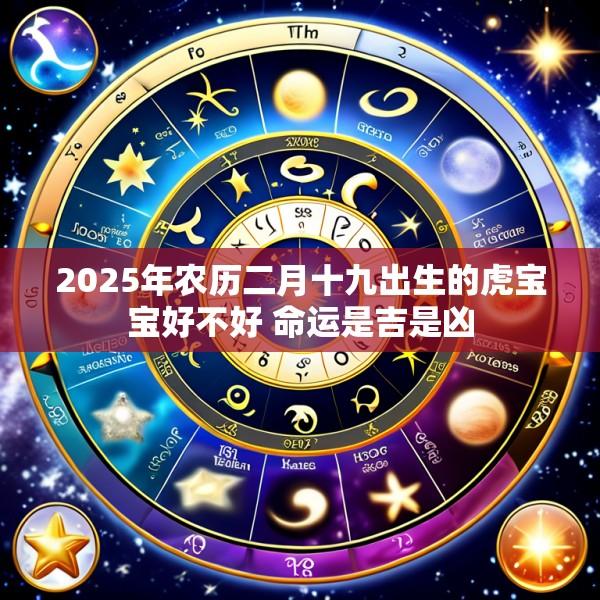 2025年农历二月十九出生的虎宝宝好不好 命运是吉是凶