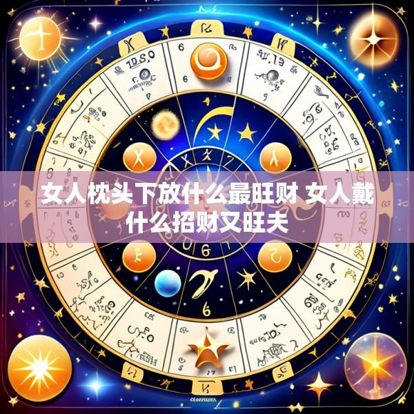 女人枕头下放什么最旺财 女人戴什么招财又旺夫