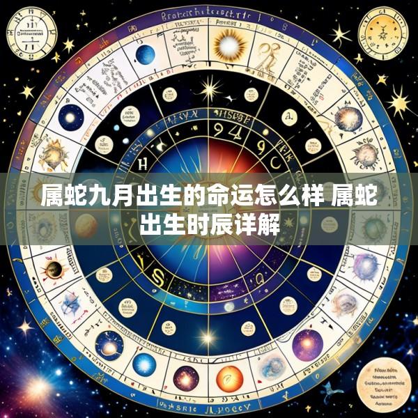 属蛇九月出生的命运怎么样 属蛇出生时辰详解