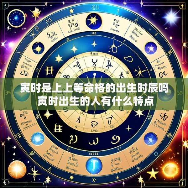 寅时是上上等命格的出生时辰吗 寅时出生的人有什么特点