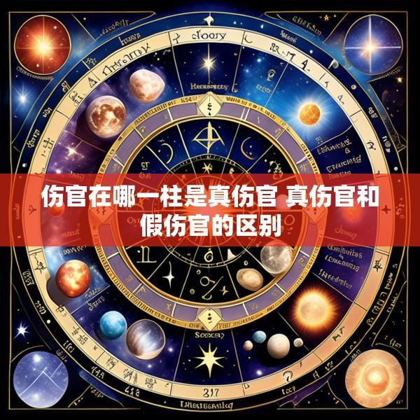 伤官在哪一柱是真伤官 真伤官和假伤官的区别