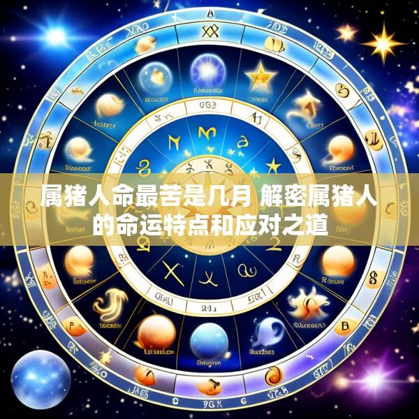 属猪人命最苦是几月 解密属猪人的命运特点和应对之道