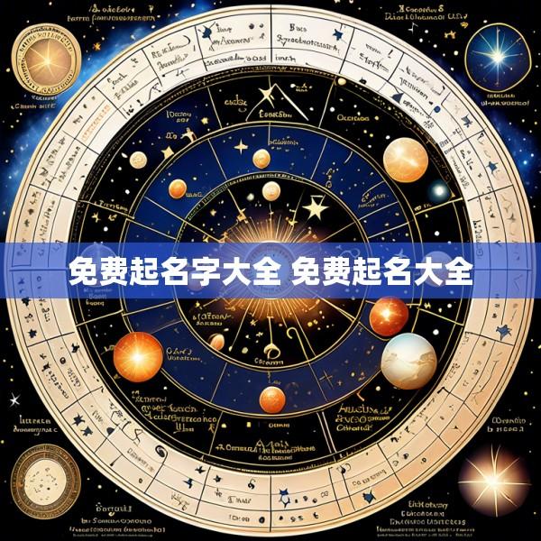 免费起名字大全 免费起名大全