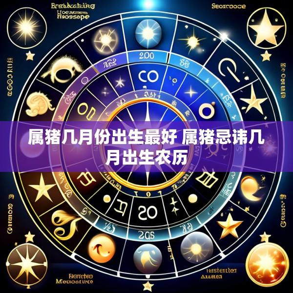 属猪几月份出生最好 属猪忌讳几月出生农历