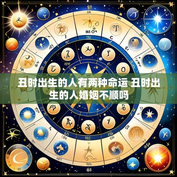 丑时出生的人有两种命运 丑时出生的人婚姻不顺吗