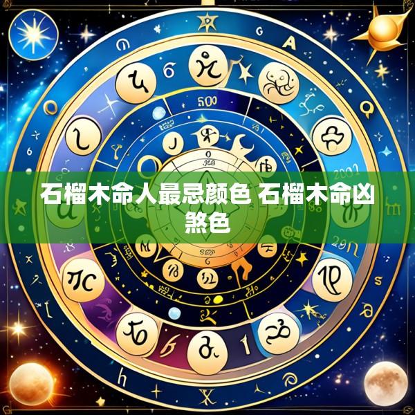 石榴木命人最忌颜色 石榴木命凶煞色