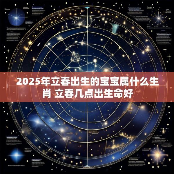 2025年立春出生的宝宝属什么生肖 立春几点出生命好