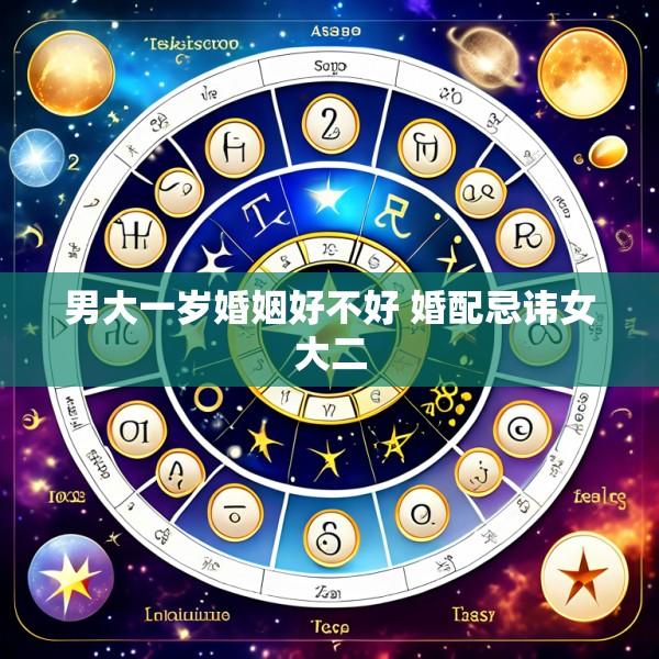 男大一岁婚姻好不好 婚配忌讳女大二