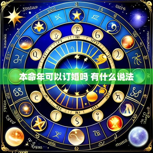 本命年可以订婚吗 有什么说法