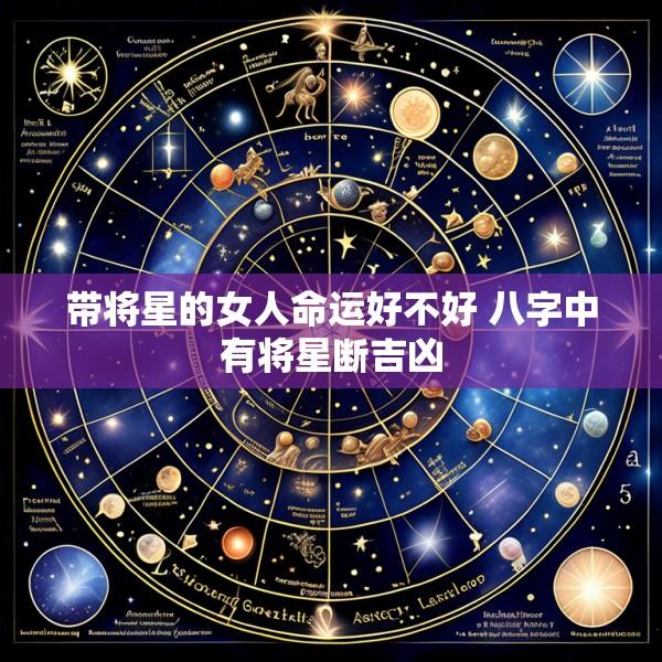 带将星的女人命运好不好 八字中有将星断吉凶