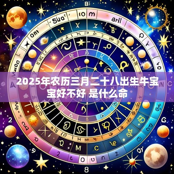 2025年农历三月二十八出生牛宝宝好不好 是什么命