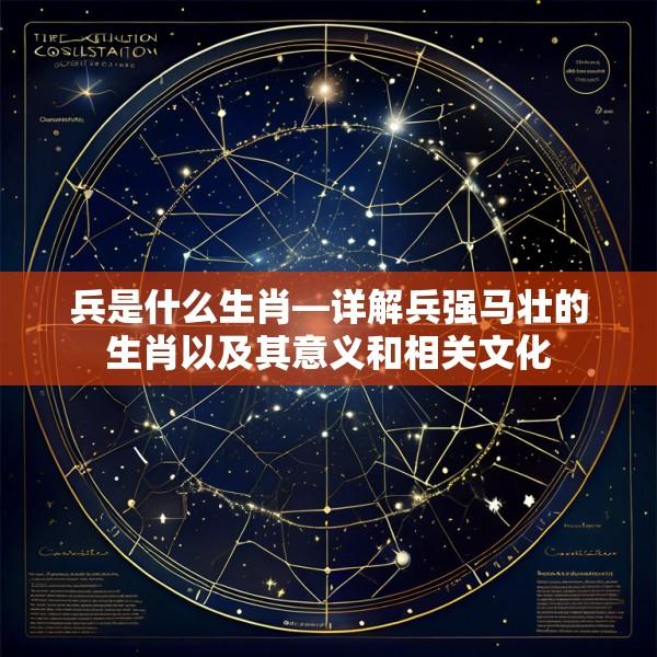 兵是什么生肖—详解兵强马壮的生肖以及其意义和相关文化