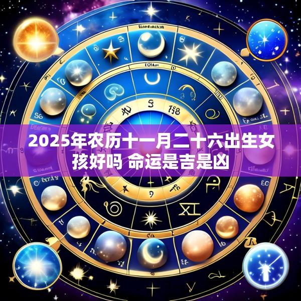 2025年农历十一月二十六出生女孩好吗 命运是吉是凶