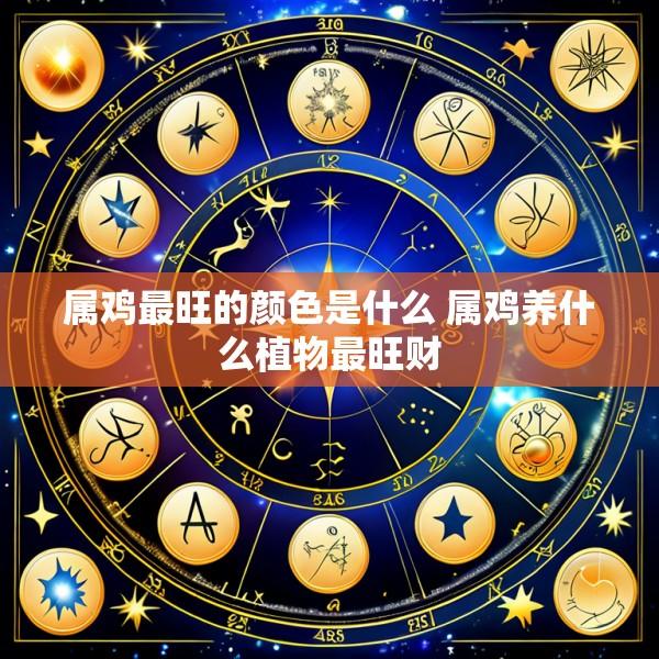 属鸡最旺的颜色是什么 属鸡养什么植物最旺财
