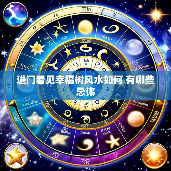 进门看见幸福树风水如何 有哪些忌讳