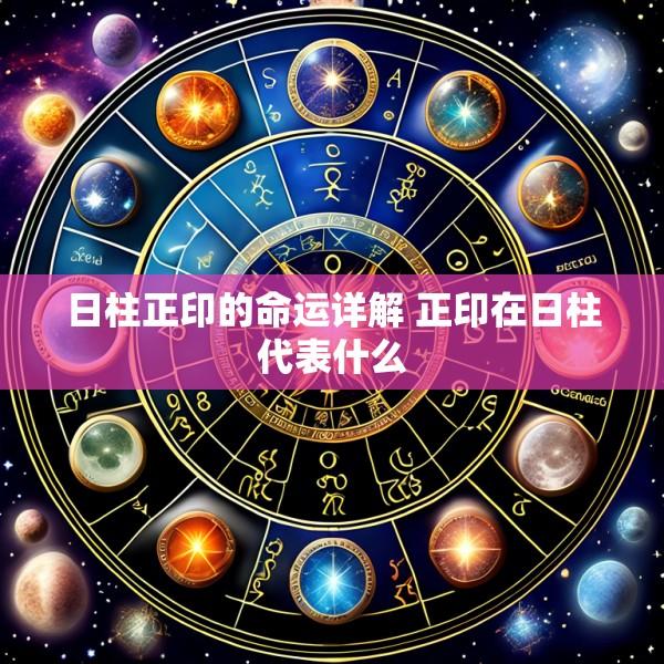 日柱正印的命运详解 正印在日柱代表什么