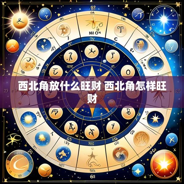 西北角放什么旺财 西北角怎样旺财