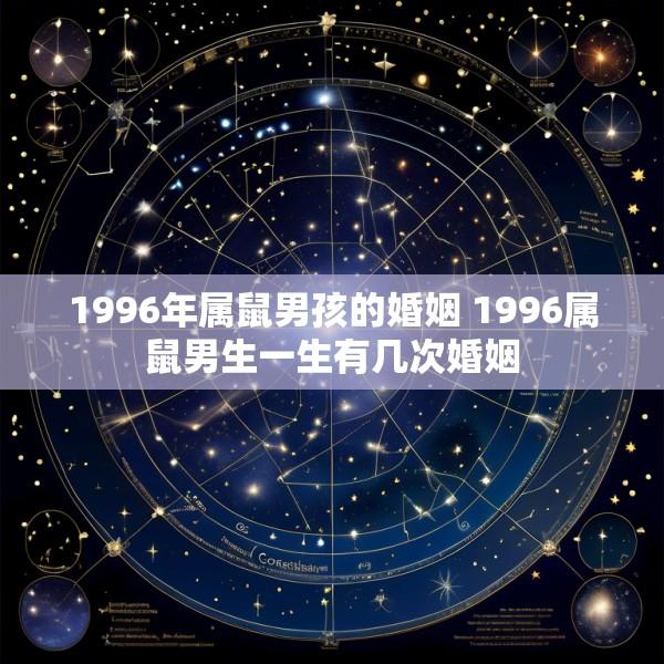 1996年属鼠男孩的婚姻 1996属鼠男生一生有几次婚姻