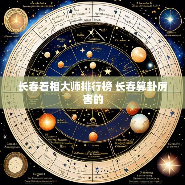 长春看相大师排行榜 长春算卦厉害的