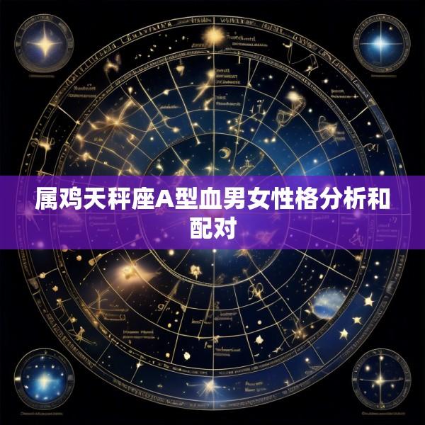 属鸡天秤座A型血男女性格分析和配对