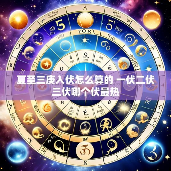 夏至三庚入伏怎么算的 一伏二伏三伏哪个伏最热