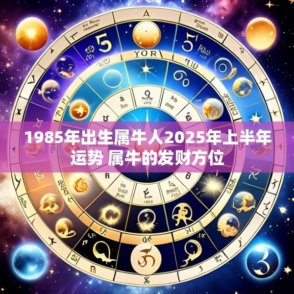 1985年出生属牛人2025年上半年运势 属牛的发财方位