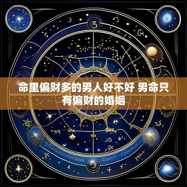 命里偏财多的男人好不好 男命只有偏财的婚姻