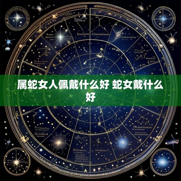 属蛇女人佩戴什么好 蛇女戴什么好