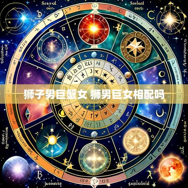 狮子男巨蟹女 狮男巨女相配吗