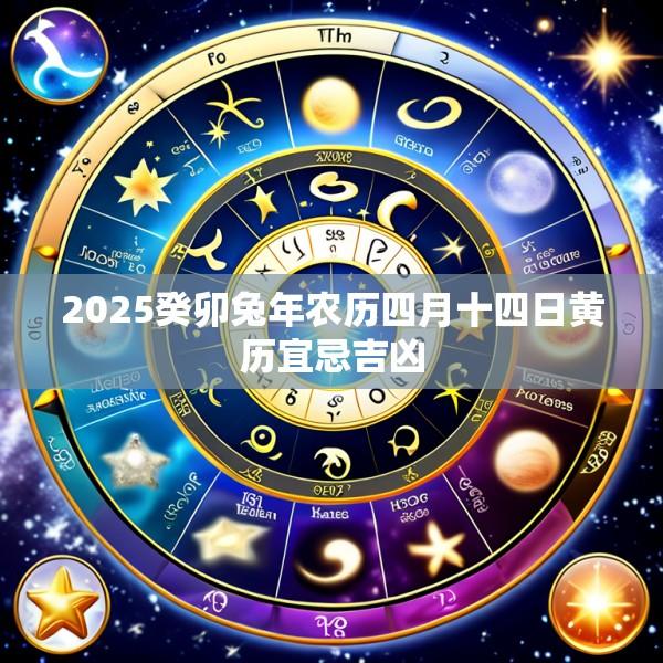 2025癸卯兔年农历四月十四日黄历宜忌吉凶