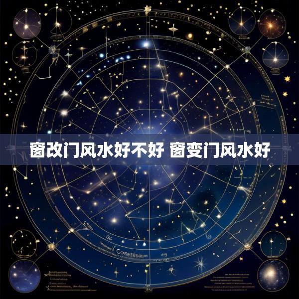窗改门风水好不好 窗变门风水好