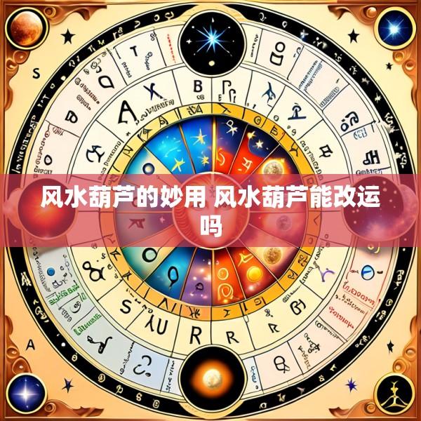 风水葫芦的妙用 风水葫芦能改运吗