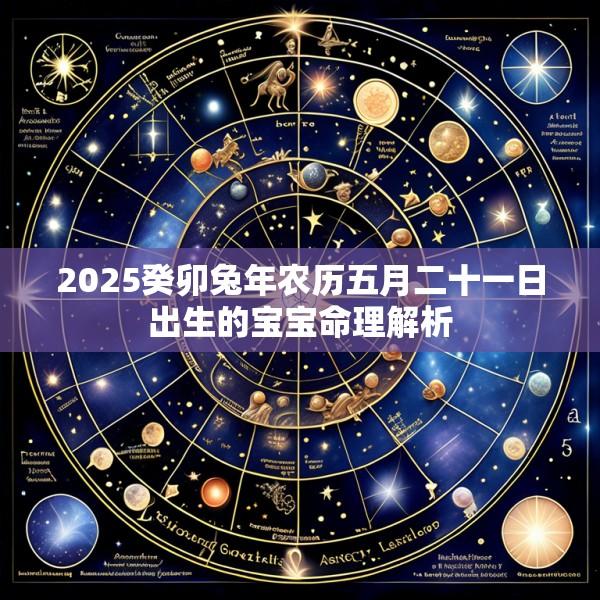 2025癸卯兔年农历五月二十一日出生的宝宝命理解析