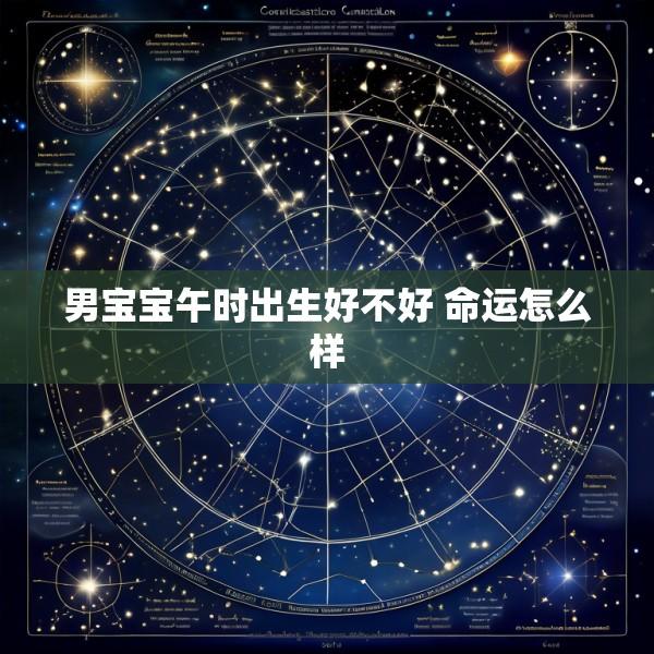 男宝宝午时出生好不好 命运怎么样