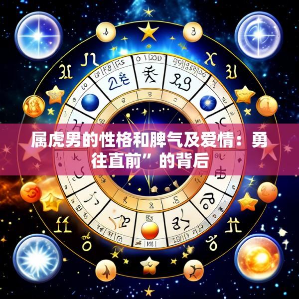 属虎男的性格和脾气及爱情：勇往直前”的背后