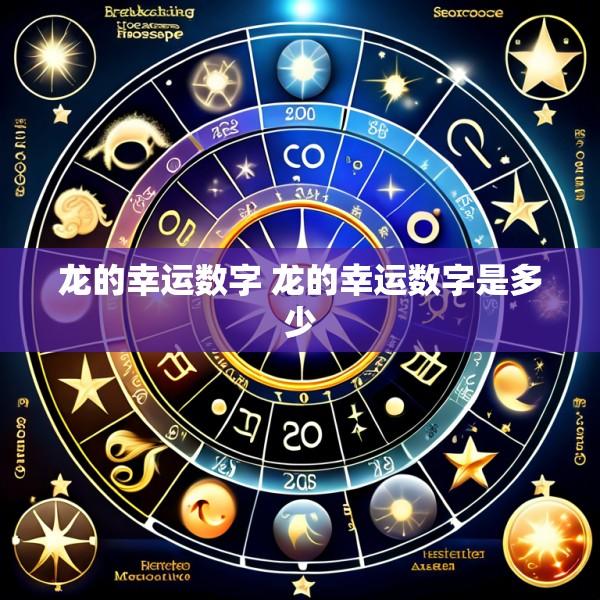 龙的幸运数字 龙的幸运数字是多少