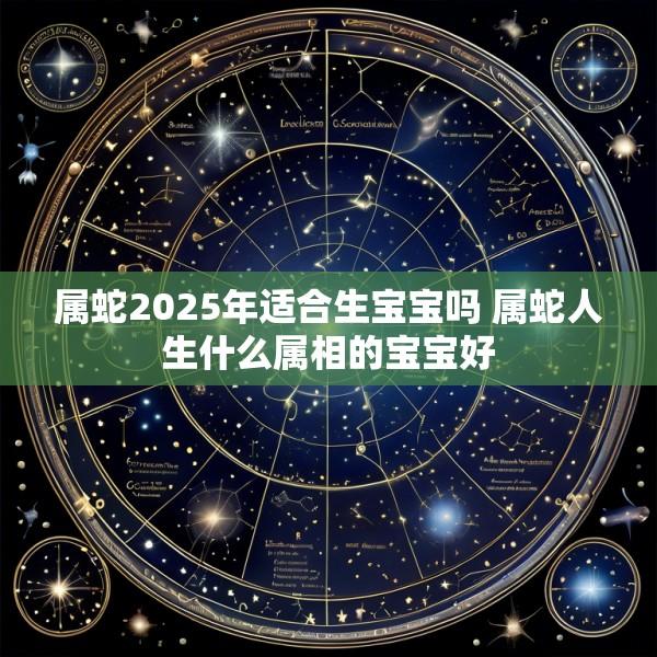 属蛇2025年适合生宝宝吗 属蛇人生什么属相的宝宝好