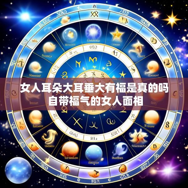 女人耳朵大耳垂大有福是真的吗 自带福气的女人面相