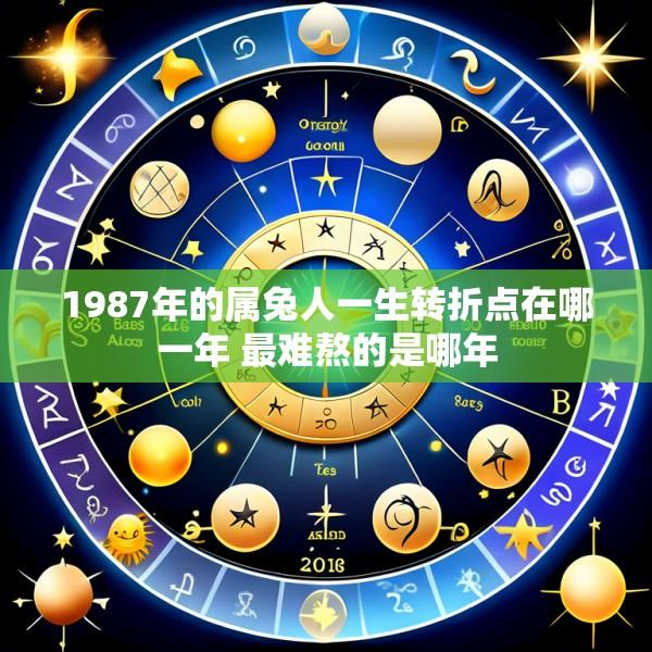 1987年的属兔人一生转折点在哪一年 最难熬的是哪年
