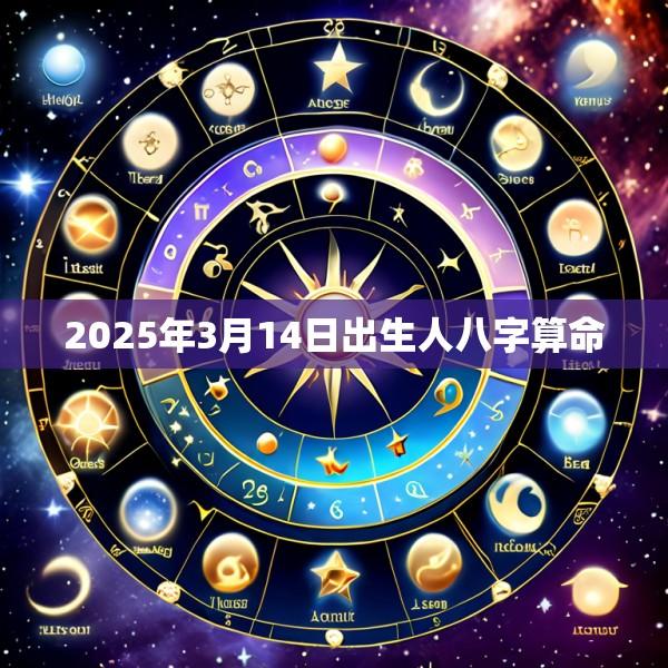 2025年3月14日出生人八字算命