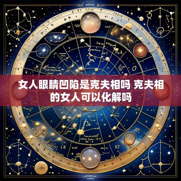 女人眼睛凹陷是克夫相吗 克夫相的女人可以化解吗