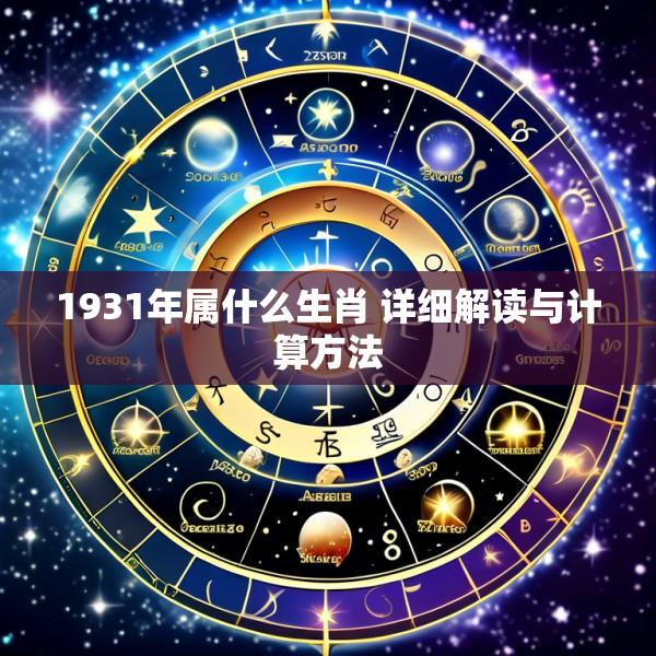 1931年属什么生肖 详细解读与计算方法