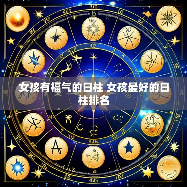 女孩有福气的日柱 女孩最好的日柱排名