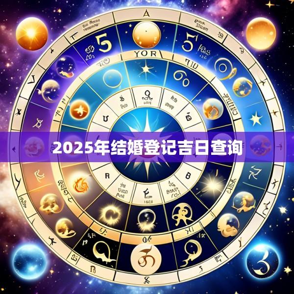 2025年结婚登记吉日查询