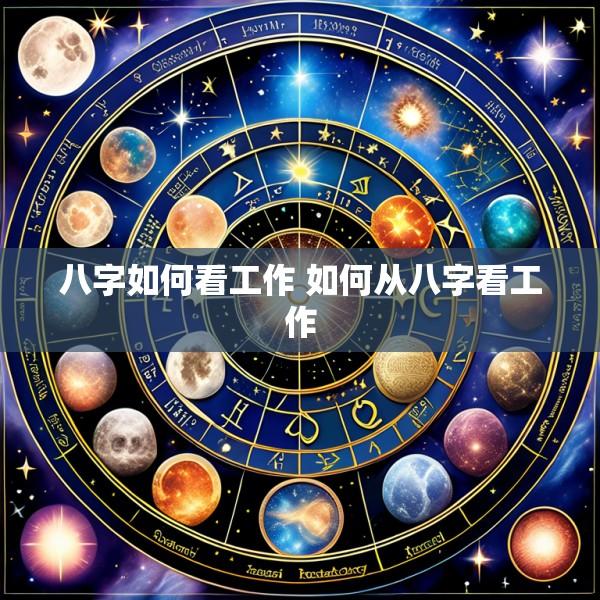 八字如何看工作 如何从八字看工作
