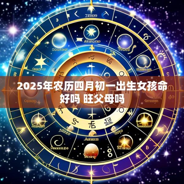2025年农历四月初一出生女孩命好吗 旺父母吗