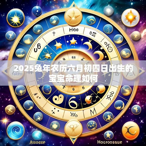 2025兔年农历六月初四日出生的宝宝命理如何