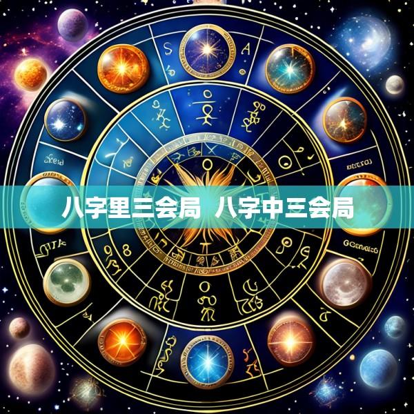 八字里三会局  八字中三会局